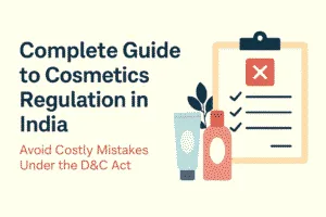 Cosmetic manufacturing license India