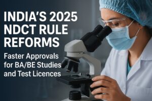 NDCT 2019 Rule Reforms: Accelerating Approvals for BA/BE Studies & Test Licences